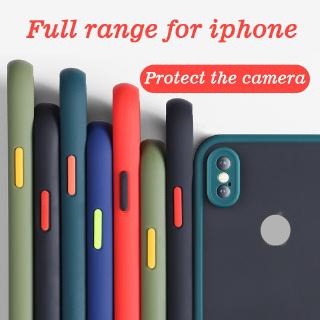 Ốp lưng nhựa PC viền TPU màu kẹo ngọt chống sốc cho IPHONE 13 12 11 PRO MAX XR X XSMAX 6 7 8PLUS 13 12 Pro Ốp Điện Thoại