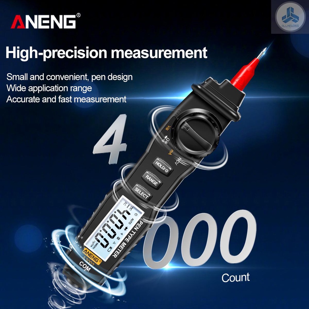 Bút Thử Điện ANENG A3002 4000 Đơn Vị AC/DC Đa Năng Có Đèn Nền