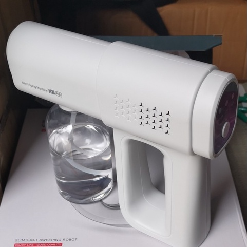 ⛑️K5PRO GIÁ RẺ NHẤT⛑️Súng Khử Khuẩn Phun Xịt Khử Sát Trùng Nano K5 PRO Hàng Chuẩn In Laser 8 Mắt UV