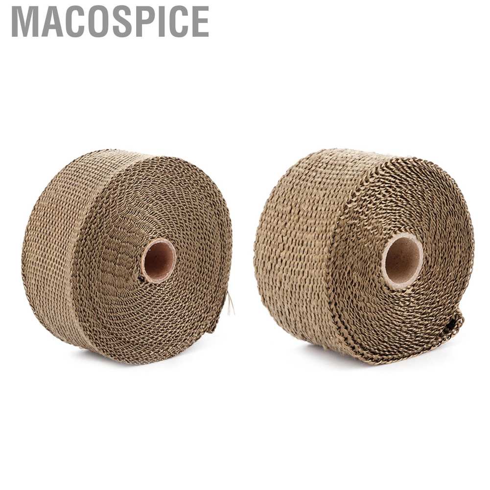 Cuộn Băng Keo Sợi Thủy Tinh Cách Nhiệt Chuyên Dụng Cho Ống Xả Xe Hơi