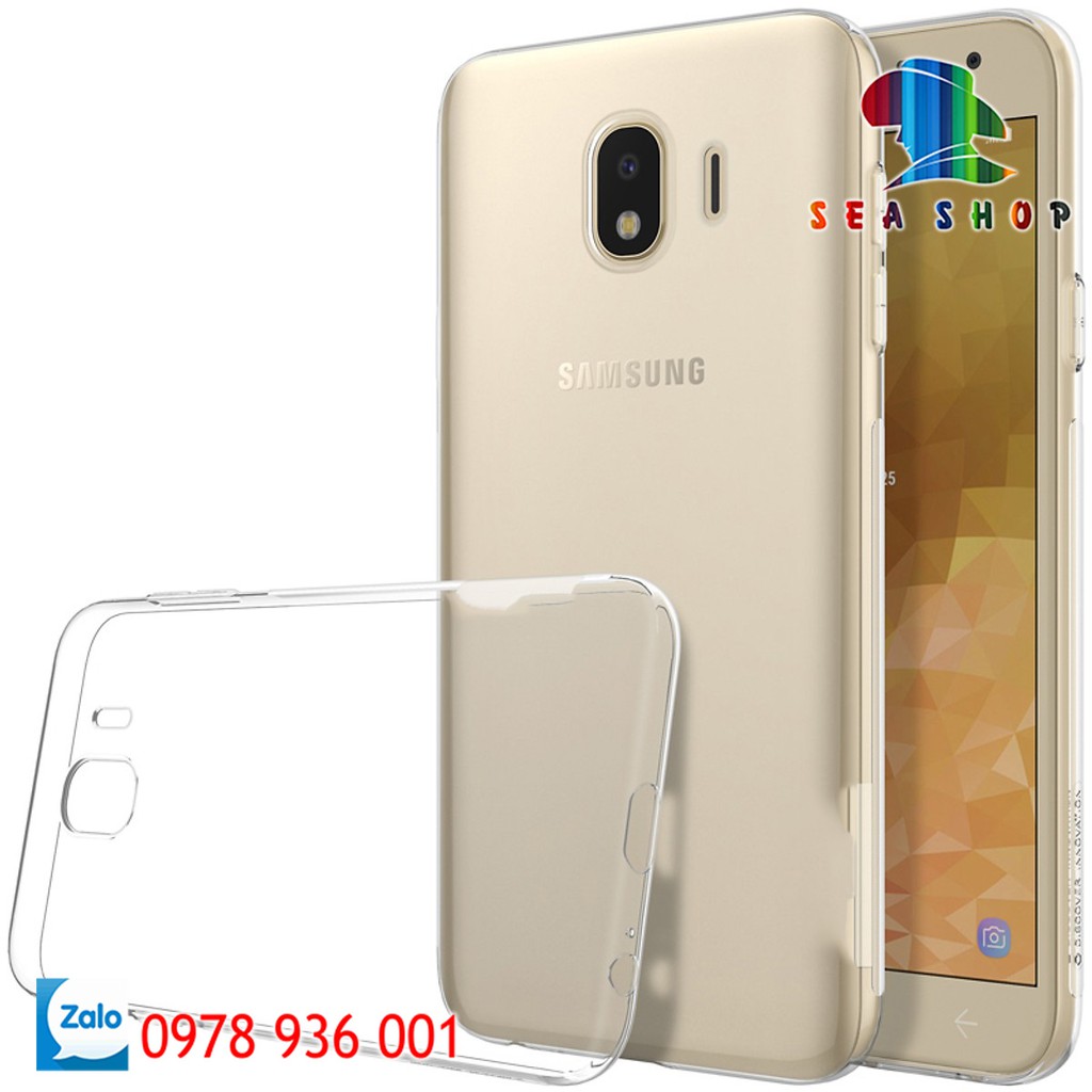 Ốp lưng Samsung Galaxy J4 - J400 Nhựa dẻo - trong suốt