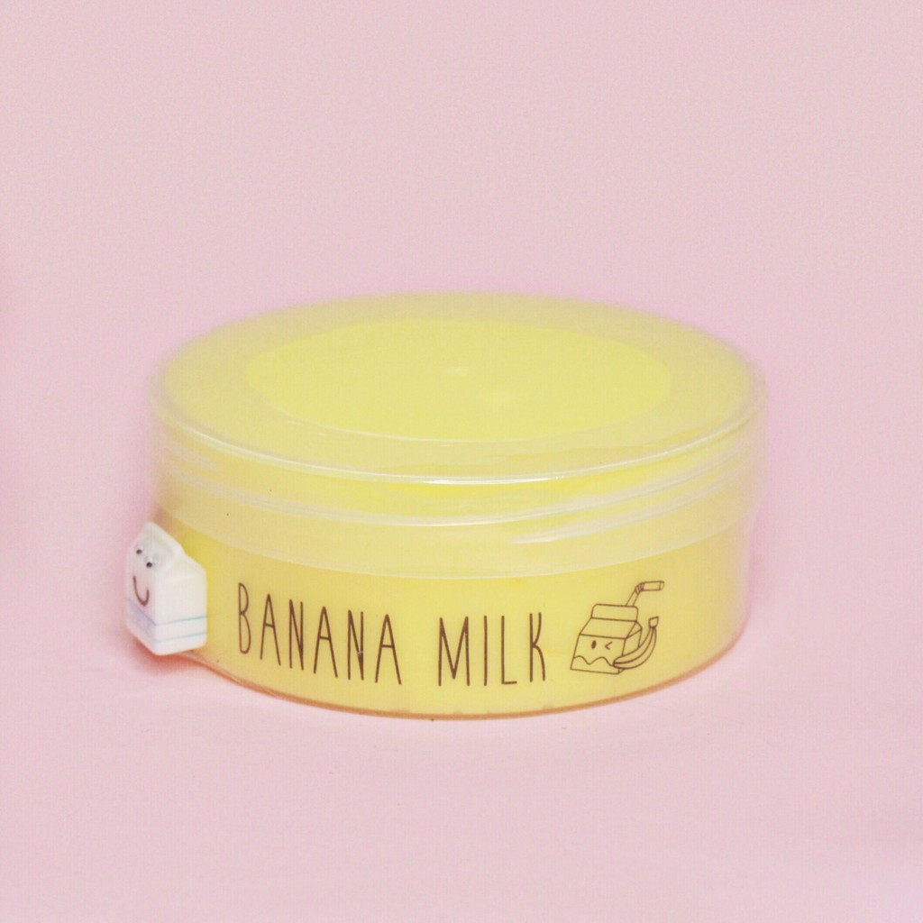 (SLIME) Banana Milk 8oz (Basic Slime)