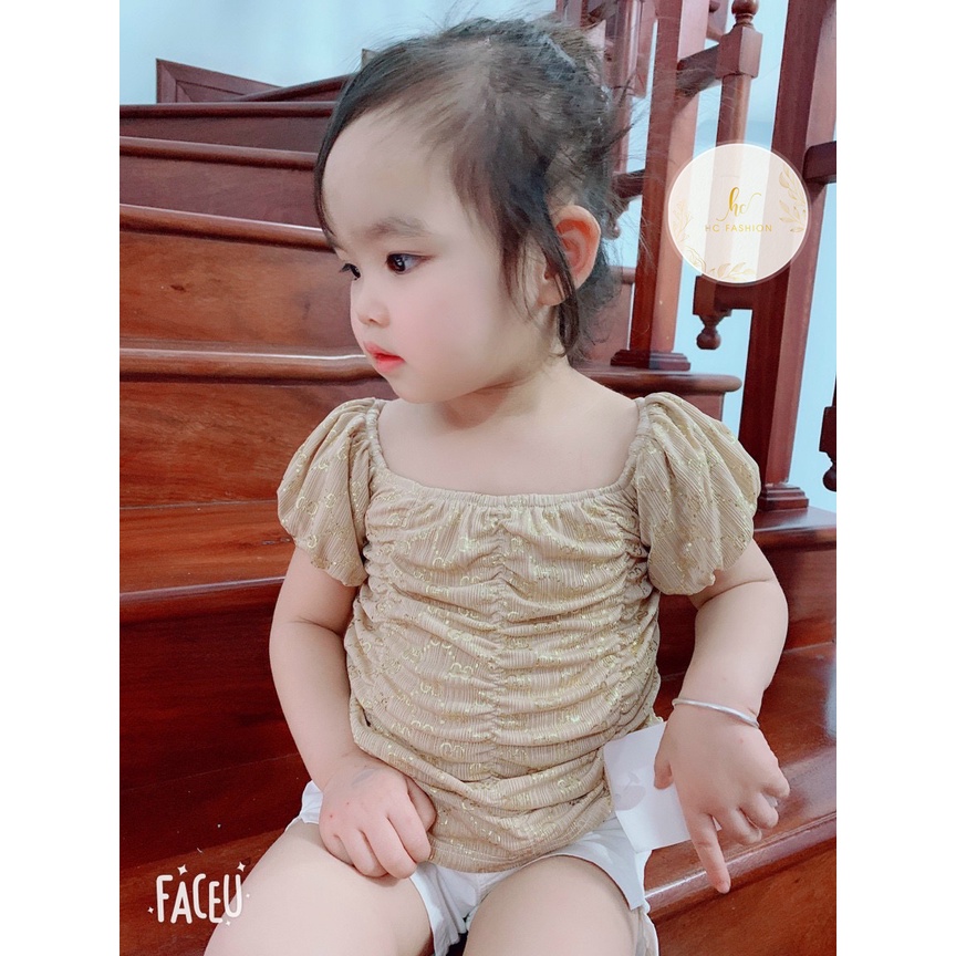 (8-18kg) Áo Thun Bé Gái Cao Cấp Tay Ngắn Phong Cách Hàn Quốc Siêu Đáng Yêu