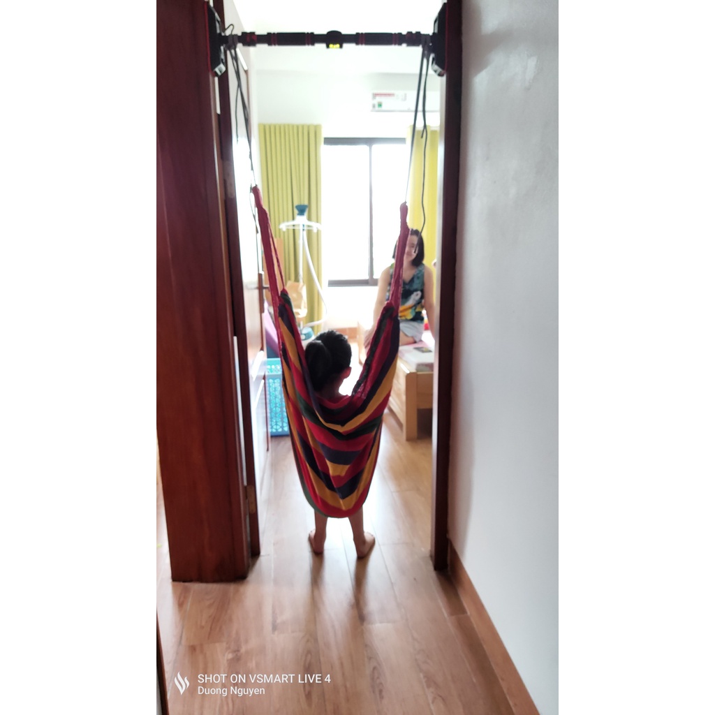 XÍCH ĐU VẢI VINTAGE, XÍCH ĐU GHẾ VÕNG SÂN VƯỜN TRANG TRÍ NHÀ CỬA