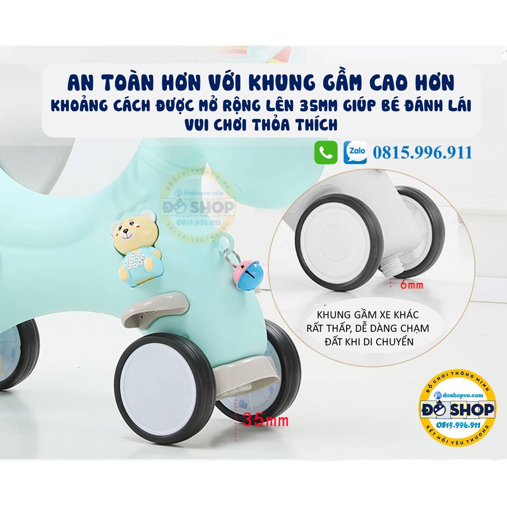 Ngựa bập bênh đáng yêu siêu an toàn cho bé NB15 - Đô Shop