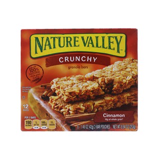 Thanh Ngũ Cốc Cinnamon Granola Bars hiệu Nature Valley hộp 252g
