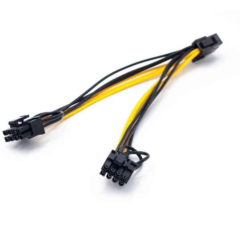 Cáp Chuyển Đổi Pci Express 6.6 > 6pin Sang Dual 8pin 6 + 2 Vga Psu | BigBuy360 - bigbuy360.vn