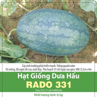 Hạt Giống Dưa Hấu 331 (10 hạt)