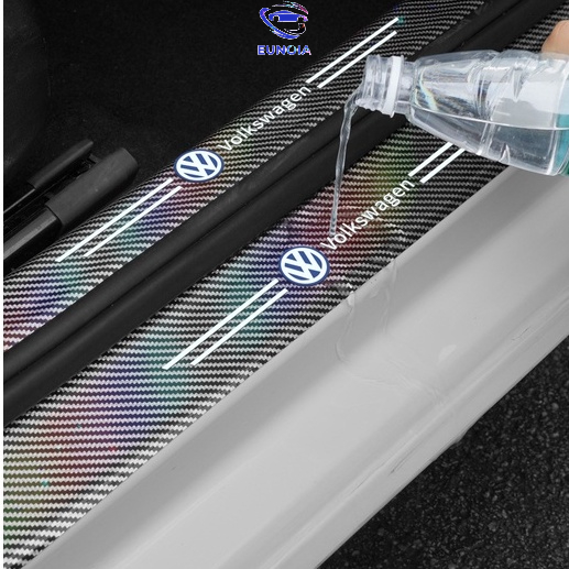 Nẹp Dán Vân Carbon Chống Trầy Xước Bảo Vệ Bậc Cửa Xe Hơi/ Bảo Vệ Cốp Sau Xe Hơi Cho Nhiều Hãng Xe
