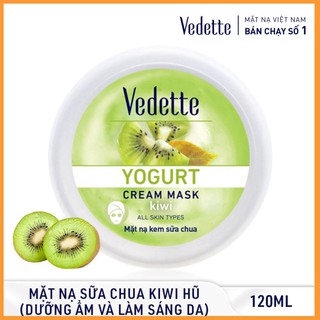 ❤️ MẶT NẠ KEM SỮA CHUA KIWI 120ml VEDETTE