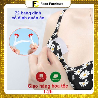 72 miếng băng dính thời trang cố định quần áo - Miếng dán chống trượt Unisex