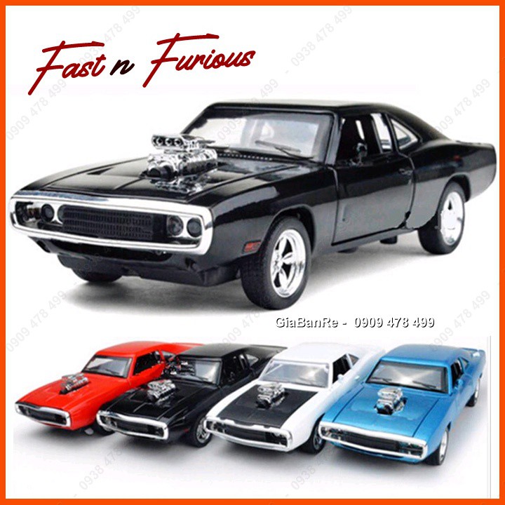 Xe Mô Hình Kim Loại Dodge Charger Ff7 Tỉ Lệ 1/32 - 9673