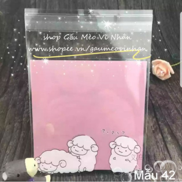 10 cái Bao bì squishy, bao bì bánh kẹo size 10*10cm (phần 4)