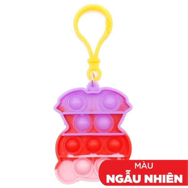 Đồ Chơi Pop It Nhiều Màu Có Móc Khóa BB012 - Hình Monster (Sắc Độ Màu Giao Ngẫu Nhiên)