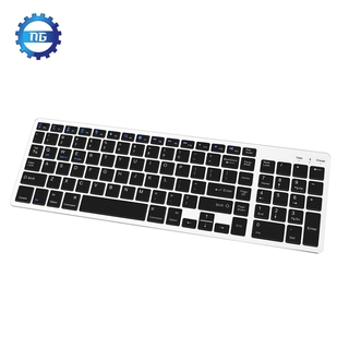 【Hot Sale？？】Bluetooth Keyboard Rechargeable Portable BT Wireless Keyboard with Number Pad for Laptop PC Tablet Windows IOS Android(Black)
