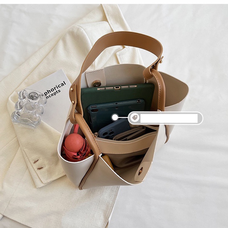 Túi IELGY đeo vai sức chứa lớn có móc khóa hoạt hình dành cho nữ