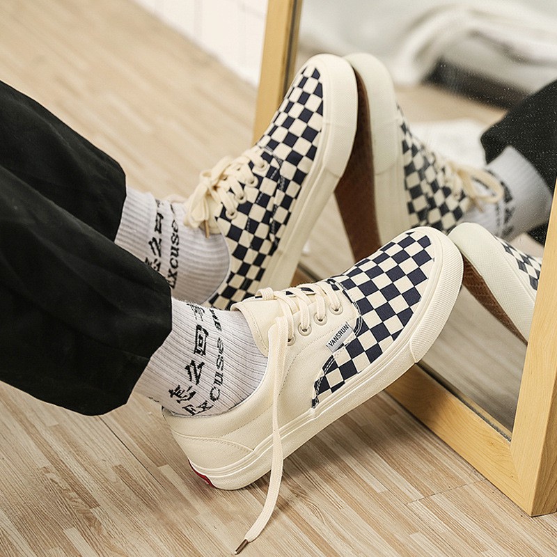 🔥𝐒𝐢ê𝐮 𝐑ẻ🔥Giày 𝐕𝐀𝐍𝐒, van Caro Lười, van caro dây, van caro dán, van fog dán  Slipon Đủ Size Nam Nữ Full Box BiIl