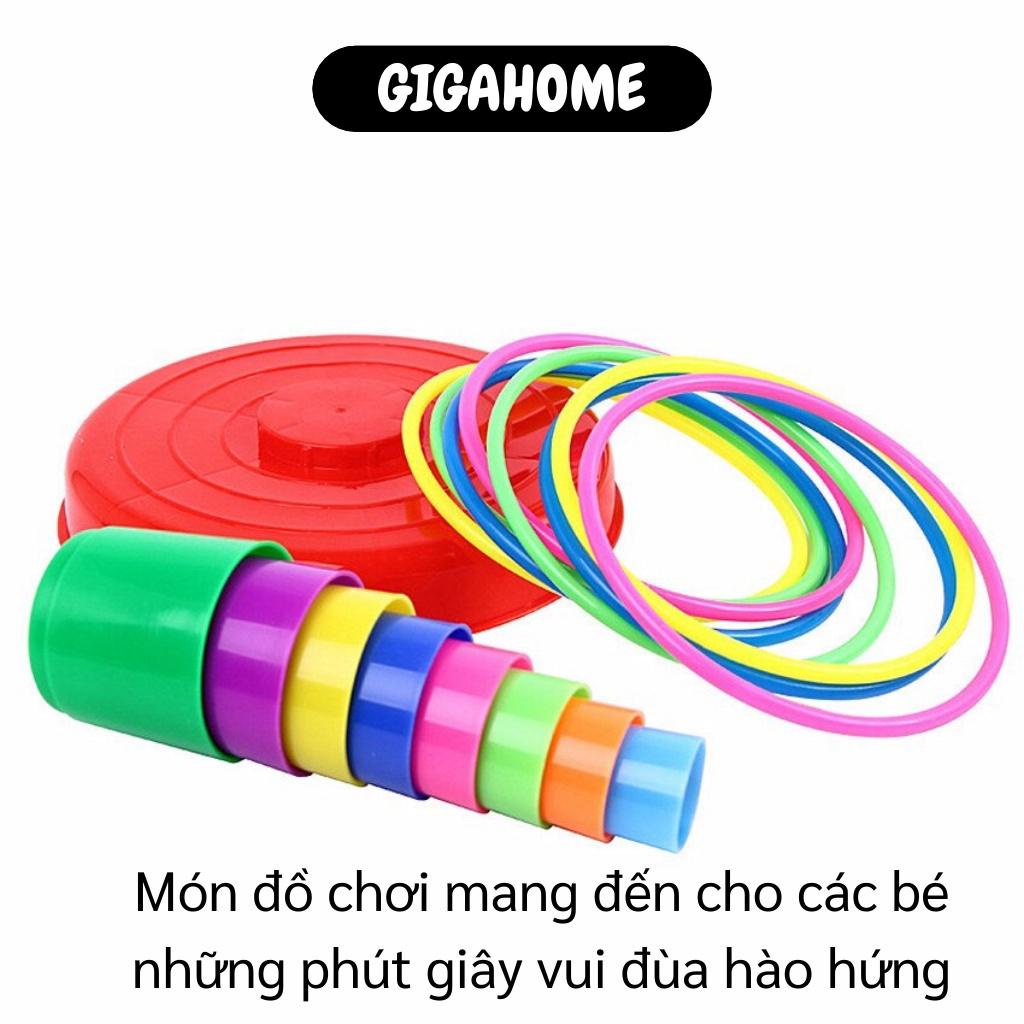 Trò chơi thảy vòng  GIÁ VỐN] Bộ trò chơi thảy vòng cho bé 369A, đồ chơi ném vòng cho bé vui nhộn 9129