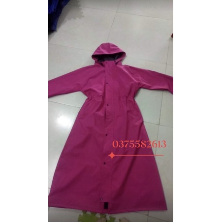 Áo mưa măng tô nữ 2 lớp xuất khẩu