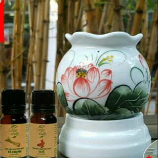 Combo 1 Đèn xông tinh dầu + 2 tinh dầu