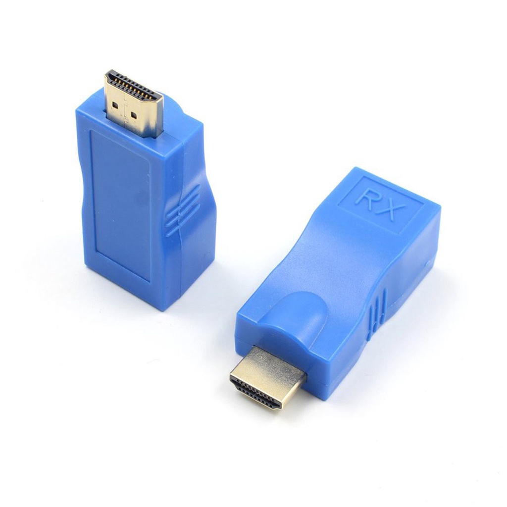 [New promo]HDMI-compatible Extender Transmitter TX/RX Adapter Ethernet LAN Without H P