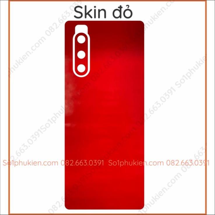 Miếng dán mặt lưng kèm cam skin carbon Sony Xperia 5 / 5+  / 5 II  / 5 III