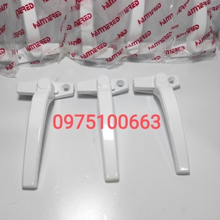   Tay gạt Hammered 8112 màu sữa-Tay cài cửa nhôm cho cửa sổ mở quay mở hấtp-tay gạt cửa nhôm