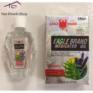 ComBo 2 Chai Dầu gió Trắng Eagle Brand Lavender Aromatic 24ml