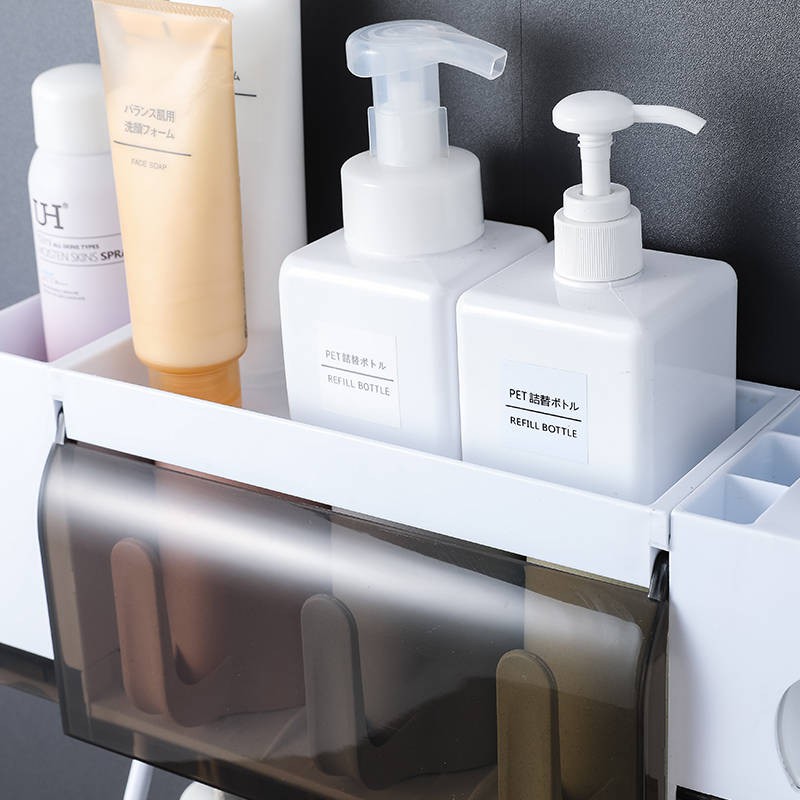 kệ lò vi sóngđời Giá đỡ silicon không có lỗ treo tường Giá lưu trữ không thấm nước không dính | BigBuy360 - bigbuy360.vn