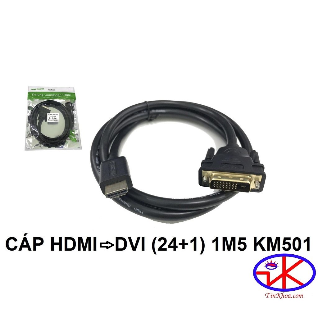 CÁP HDMI SANG DVI KINGMASTER KM501