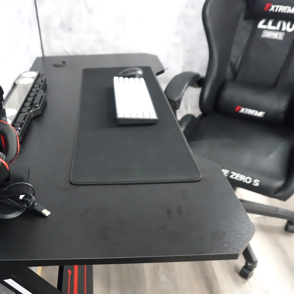 Combo Bàn Làm Việc Gỗ Winner Fufutech Và Ghế Gaming Giá Rẻ Chơi Game Extreme Zero S Da Pu Màu Đen, Đỏ Dành Cho Streamer
