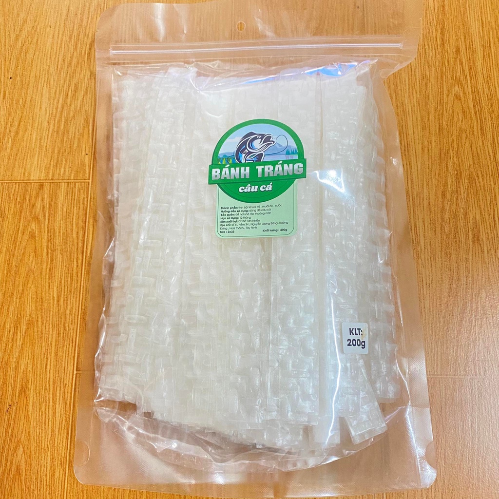 BỊCH BÁNH TRÁNG CÂU CÁ 200G