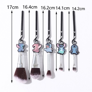 Bộ 5 Cọ Trang Điểm Phấn Mắt Hình Stitch Dễ Thương