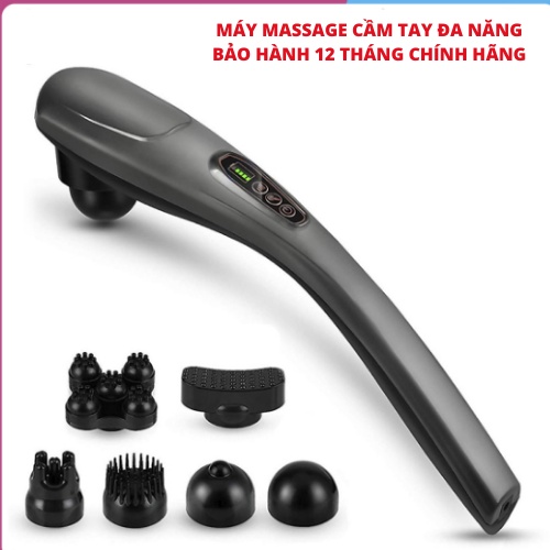 Máy Mát Xa Đấm Lưng Toàn Thân - Giảm Đau Cơ, Cứng Khớp - Máy Massage Cầm Tay Đa Năng Cao Cấp Hàng Chính Hãng Hot