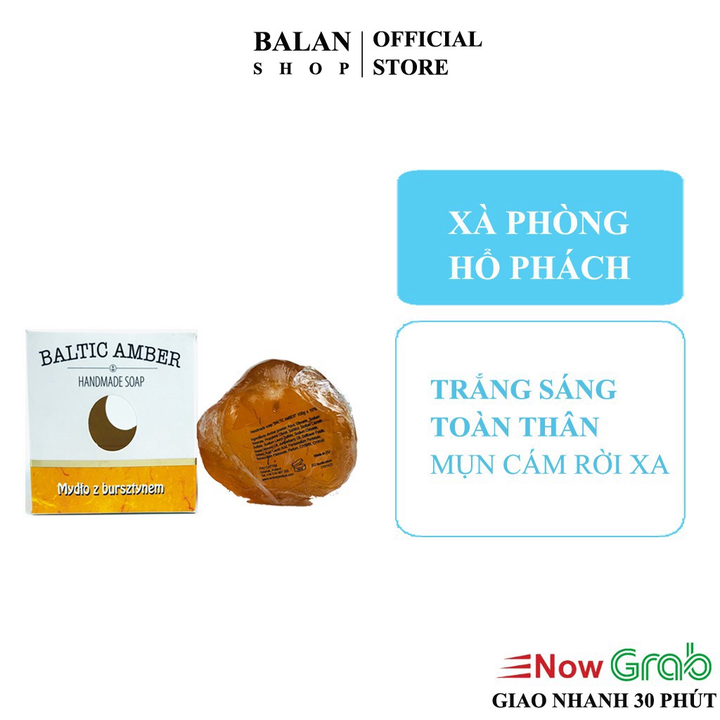 Xà Phòng , Lành Tính Cho Da Nhạy Cảm Hổ Phách Balan