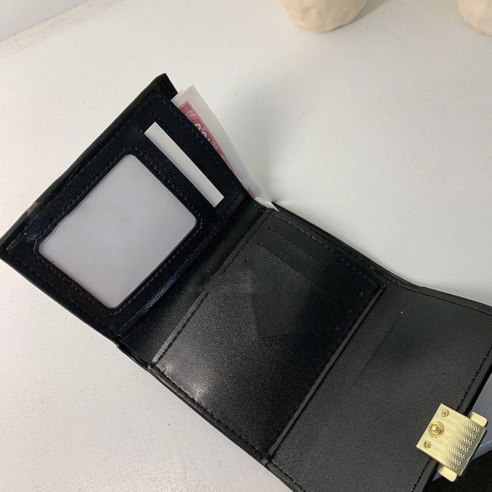 Ví Da Pu Đựng Thẻ Xe Buýt Màu Đất Phong Cách Retro Hợp Thời Trang Cho Nữ