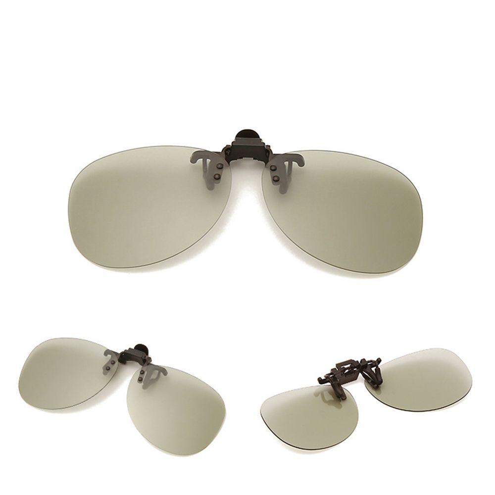 Kính Chống Tia UV Phân Cực Dạng Lật Không Gọng Hỗ Trợ Tầm Nhìn Ban Đêm Cho Nam Và Nữ