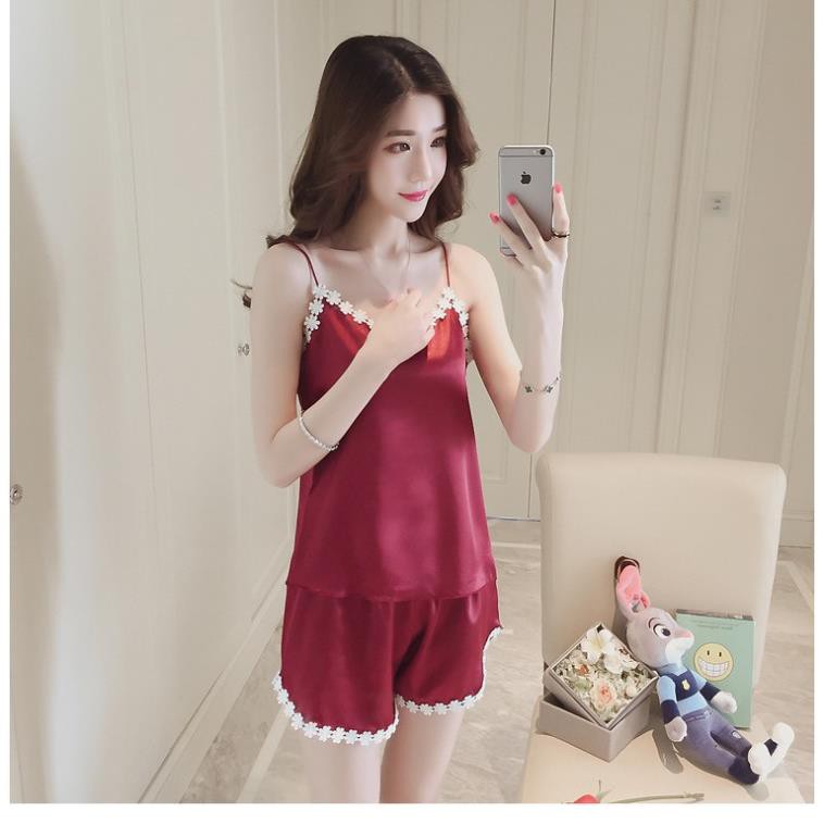 Đồ Ngủ SeXy❣️ Váy Ngủ 2 Dây Quyến Rũ [ Freeship-Chất Đẹp] ❣️ Chất Phi Bóng Xinh Đẹp Nhất  ྇