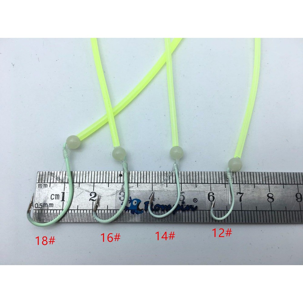 Bộ 10 Móc Câu Cá Phát Quang # 12-18# Nhân Vật Pesca 16cm 16cm Chất Lượng Cao