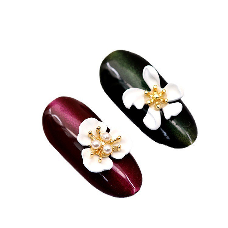 Charm Hoa 3D cao cấp trang trí móng phong cách nhật bản