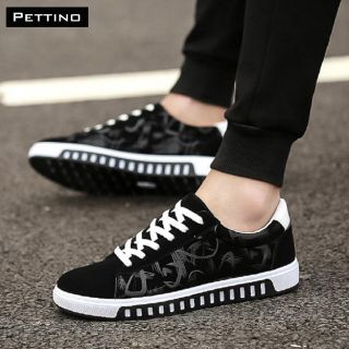 Giày Nam Thời Trang Nam Cao Cấp - Pettino GV08 (đen)