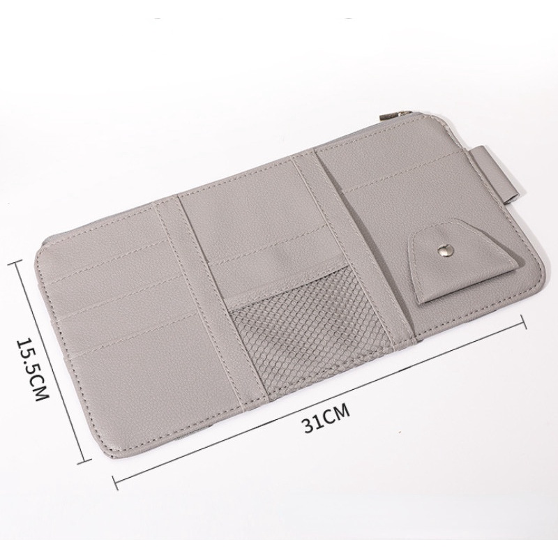 Hộp Đựng Đĩa CD DVD / Kính Mát Gắn Tấm Che Nắng Xe Hơi Gọn Gàng Tiện Lợi