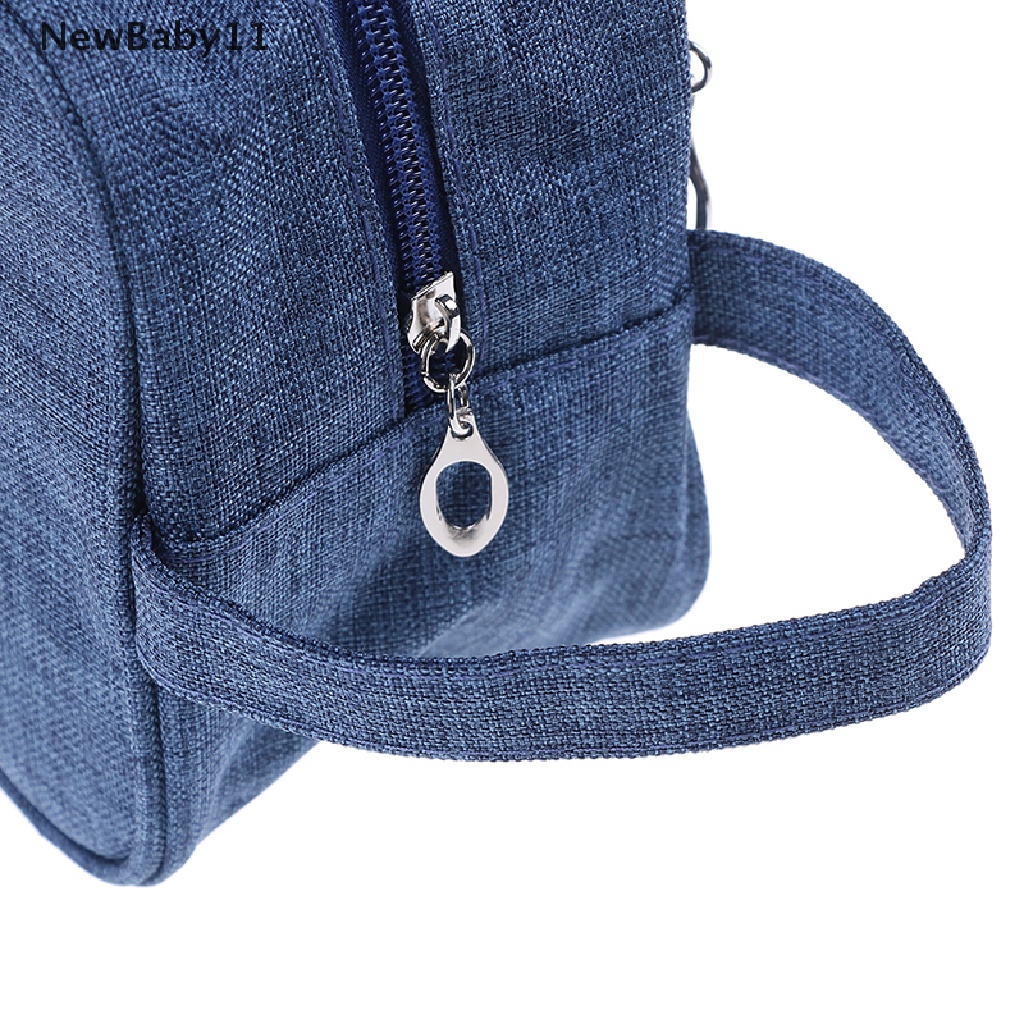 Túi Đựng Đồ Trang Điểm Bằng Vải Bạt Chống Nước Cho Nam &amp; Nữ