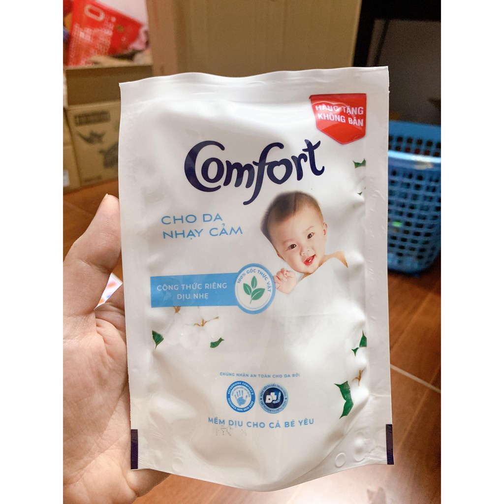 Nước xả vải comfort gói nhỏ 120ml cho da nhạy cảm/ kháng khuẩn dịu nhẹ