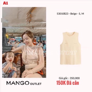 Áo ba lỗ Nữ Mango [ auth]