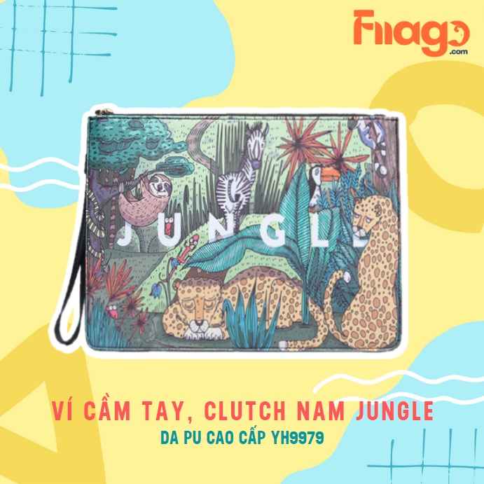 Túi Cầm Tay Da PU Jungle Clutch EtonWeag YH9979 Fiiago Shop