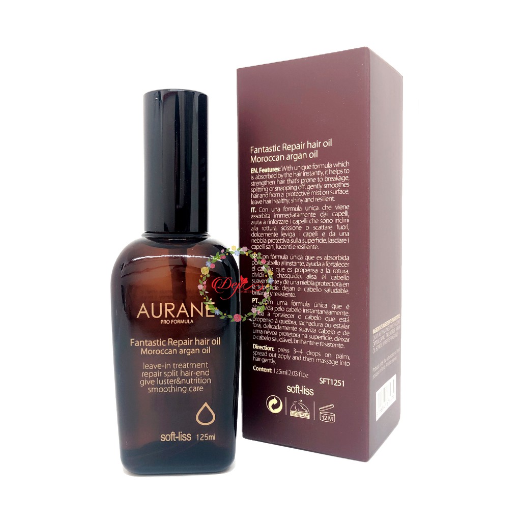 Tinh dầu dưỡng tóc AURANE SOFT LISS 125ml