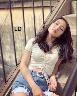 Áo croptop rút dây L&D