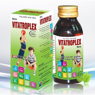 Siro Vitatroplex Bổ Sung Vitamin và Khoáng Chất Cho Trẻ Em 100ml