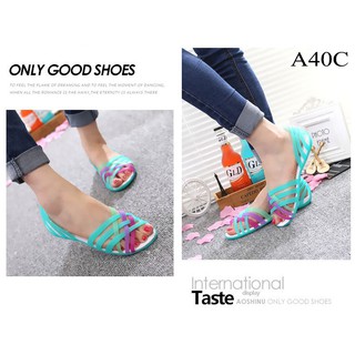 A40 - Giày Búp Bê Style Dây Đan Sắc Màu